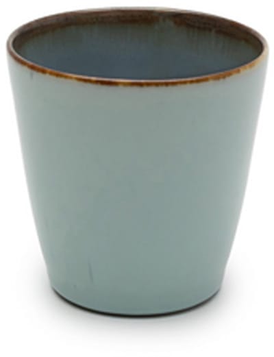 Serax Terres de Rêves Beker conisch S - Ø7 x H7,5 - Light Blue/Smokey Blue - 8 stuks