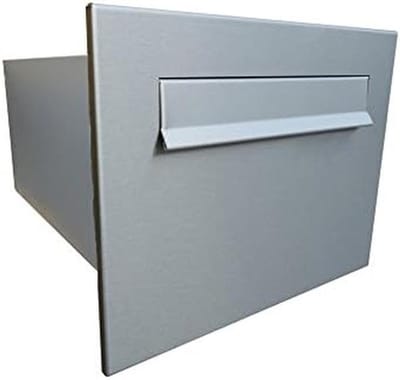 Brievenbus door muur - Postbus doorvoer - Post ontvangen - XXL capaciteit 25 liter - Wanddiepte 38.5 cm - Roestvrij staal