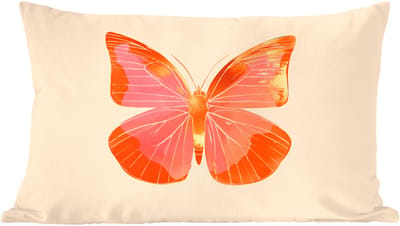 Sierkussens - Kussentjes Woonkamer - 60x40 cm - Vlinder - Minimalistisch - Roze