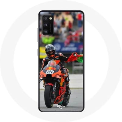 Coque - maniacase - Samsung Galaxy A41 - Drapeau Portugal - Souple - Protection et Décoration noir