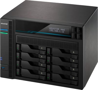 Asustor AS6508T NAS Tower Intel Atom® C3538 8 GB DDR4 0 TB ADM Zwart