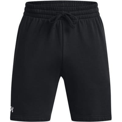 Under Armour Heren Rival Fleece Korte Broek (Zwart/Wit)