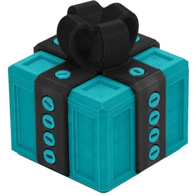Turquoise   8*8cm Boîte Cadeau Agaçante   Une Boîte Cadeau de Noël pour Votre Petite Amie ou Votre Maman 8 X 8cm / 3.1 X 3.1in