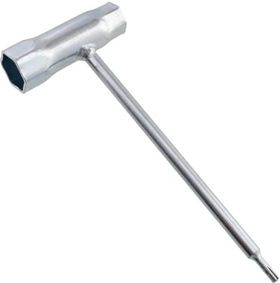Bougiesleutel T-vorm - Pluggereedschap Kettingzaag - Onderhoud Gereedschap - Stergreep T27 - 13 x 19 mm