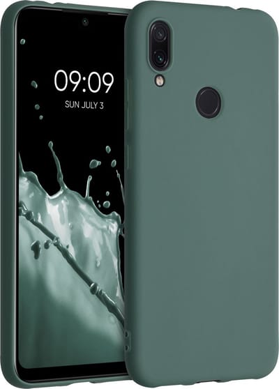 kwmobile telefoonhoesje geschikt voor Xiaomi Redmi Note 7 / Note 7 Pro - Hoesje voor smartphone - Back cover in blauwgroen