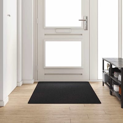 vidaXL - Tapijt - Loper - Antraciet - 100 - x - 200 - cm - 100% - Polypropyleen