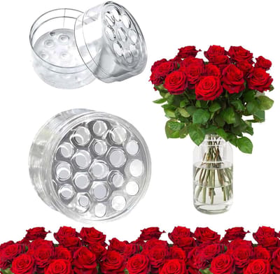 Allecto Plus - Transparante Spiraalvormige Stengelhouder voor bloemen