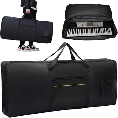 Dailygoods - Draagbare Elektrische Piano Kussen - Waterdichte Cover - Professionele Bescherming - 136 x 33 x 17 cm - Schokbestendig - Geschikt voor To...