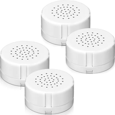 Spraakrecorder - 4 stuks - Muziek voor knuffeldier - Pluchen speelgoed spraakrecorder - Dictafoon - Neem je stem - Baby cadeau - Spraakrecorder voor Pluchen - Sprekend hart voor Knuffel of Cadeau - Berichten opnemen voor knuffelpop (30 seconden)
