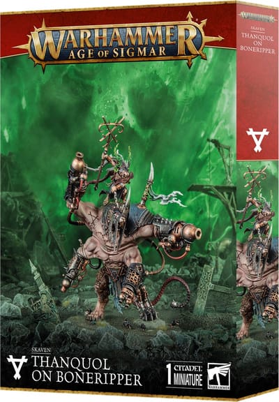 Skaven Thanquol on Boneripper