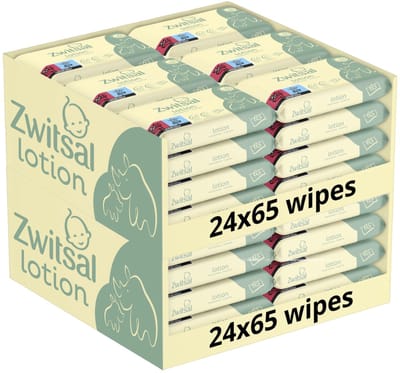 Zwitsal - Billendoekjes Lotion - Alcoholvrij - 3120 Babydoekjes - 48 x 65 - Mega Voordeelbox