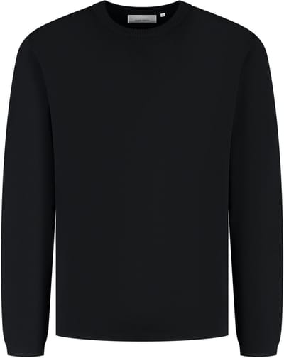 Pure Path Trui Heavy Knit Sweater 25030811 02 Black Mannen Maat - S
