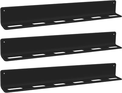 Zonnebril Houder - Brillen Display - Ruimte Besparen - Zes Sleuven - 38.9 cm Lengte - Zwart
