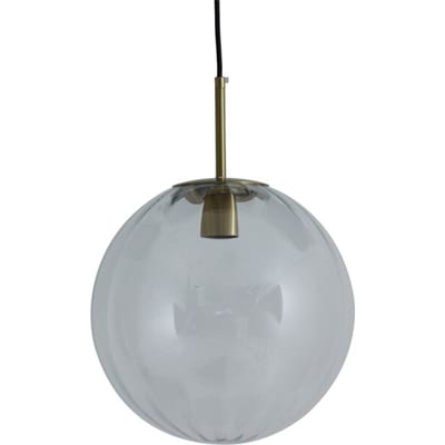 Light & Living Hanglamp Magdala - Smoke Glas - Ø48cm - Modern - Hanglampen Eetkamer, Slaapkamer, Woonkamer