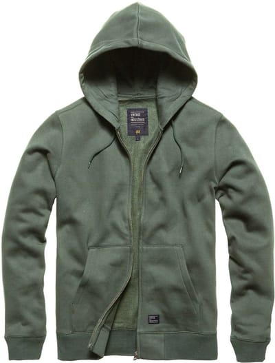 Vintage Industries Redstone hooded sweatshirt Mid Grey S