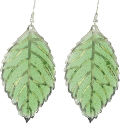 Behave - Oorbellen Bladvormig - Groene Blad Oorhangers | Lichtgewicht & Natuur geïnspireerd