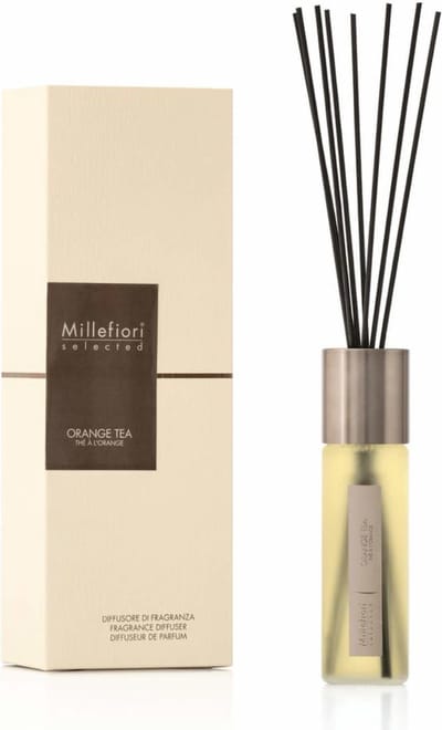 Millefiori Selected Geurstokjes 100 ml - Orange Tea