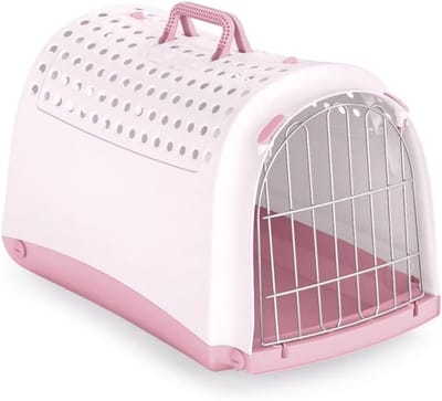 Transportbox Hond - Reismand Dier - Veilig Vervoer - Italiaans Design - 50x35x32 cm - Willekeurige Kleuren