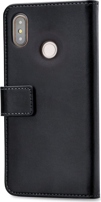 Mobilize Telefoonhoesje geschikt voor Xiaomi Mi Max 3 Hoesje | Mobilize Classic Gelly Wallet Bookcase Portemonnee | Pasjeshouder voor 2 Pasjes | Telefoonhoesje voor Pinpas / OV Kaart / Rijbewijs - Zwart