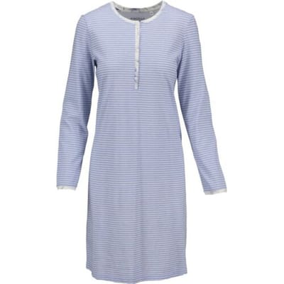 Katoenen dames nachthemd rookblauw Ringella - Blauw - Maat - 36