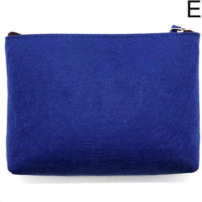 Draagbare Vilten Digitale Opbergtas, USB Datakabel Organizer Box, Elektronische Accessoires, Powerbank Harde Schijf Tas, Reizen koningsblauwe kleur