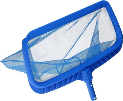 Amapool zwembadschepnet Deluxe I grondschepnet met fijnmazig diepnet I diepschepnet I extra stabiel kunststof frame I zwembadaccessoires schepnet