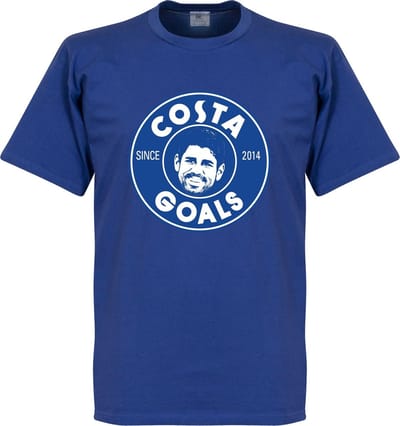 Diego Costa Goals T-Shirt - Blauw - L