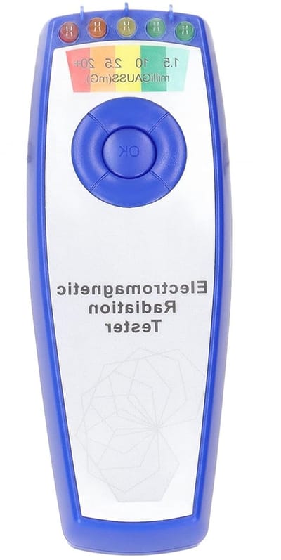 EMF Meter voor het meten van magnetische velden - Draagbare detector met 5-niveau LED-display voor thuis, kantoor en paranormaal onderzoek