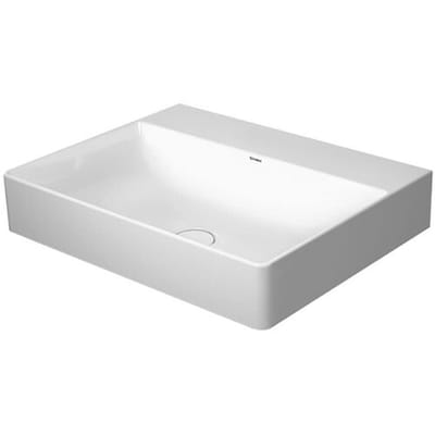 Duravit DuraSquare washbasin ground without tap hole 60 x 47 cm 2353600079
