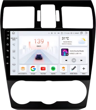 Autoradio met bluetooth - Carplay - Voor Subaru Forester Mk4, Impreza XV & Crosstrek (2012-2015) - Geschikt voor Apple en Android - Stereo - Navigatie - Navigatiesysteem auto - 3GB 32GB