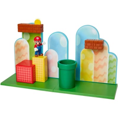 Figurine - Plaine des chênes box set Jakks Pacific World Of Nintendo Super Mario