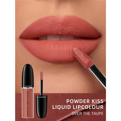M·A·C Powder Kiss Liquid Lipcolour 975 Ruby Boo (Bleu-Rouge Vif) - 5 ml 997 Over The Taupe