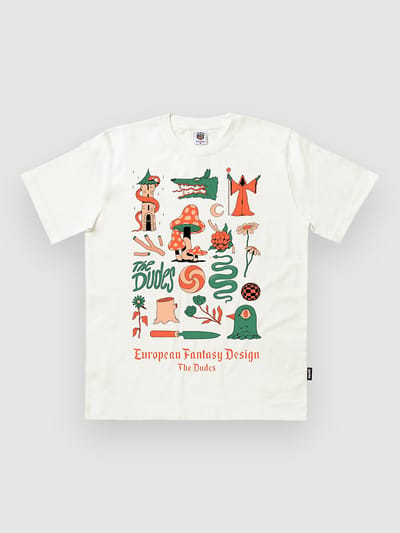 The Dudes European Fantasy Design Classic T-Shirt wit