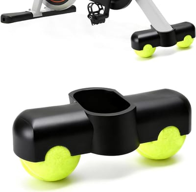 Fietstrainer Adapter - Indoor Cycling Voet - Comfortabel Trainen - Verbeterde Stabiliteit - 19.8x6x7.5cm - Zwart