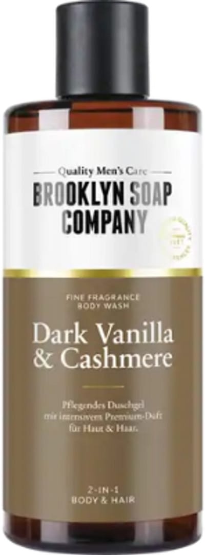 Brooklyn Soap Company - Body Wash Dark Vanilla & Cashmere | 1x 300ml - Een moderne interpretatie van mannelijke sensualiteit