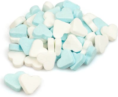 Fortuin Vruchtenhartjes Blauw/wit - 1 kilo