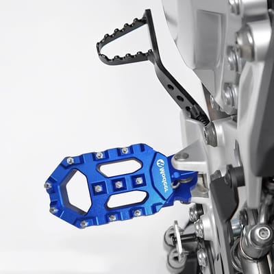 Modeer Offroad Voetsteunen Motorfiets Accessoires voor CRF 1000L/1100L Africa Twin CRF 125R/250R/450R/250RX/450RX/250X/450X/250L/300L/450L CR125R/250R XL750 Transalp tot 2025 (blauw)