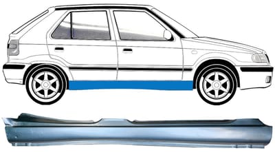 Volledige dorpel voor Skoda Felicia 1994-2001 / Rechts