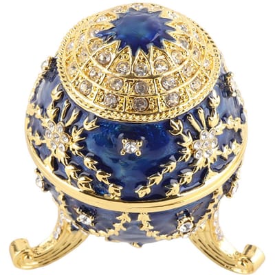 Geëmailleerd Ornament Paaseieren Vorm Handgemaakt Huis Desktop Decoratie Knutselcadeau beige
