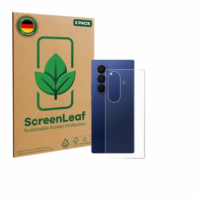 2 Stuks Screenprotector voor Samsung Galaxy Z Fold 7 (Achterkant) - Hoogwaardige Beschermfolie transparant