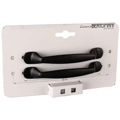 Bertomani Meubelgreep 2031 - Aluminium Zwart - 96mm - 2 Stuks