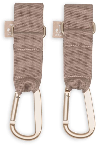 Jollein Tassenhaak Kinderwagen - Milky Coffee - 2 stuks - 19cm