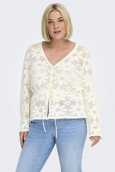ONLY CARMAKOMA - CARISABELLA LIFE LS FITTED CARDIGAN KNT - Meisjes - Cardigans