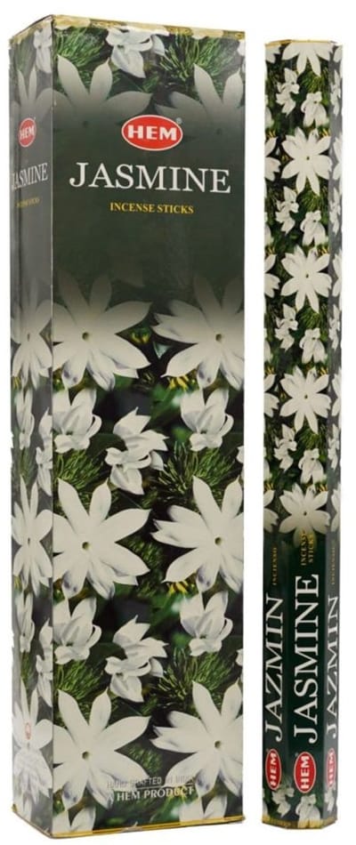 HEM Tuinwierook XL Jasmine Jasmijn – 60 Wierookstokjes 30 cm voor Tuin, Terras & Camping