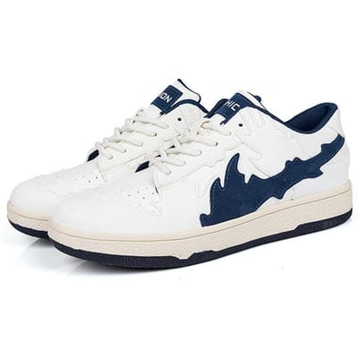 Niche Heren Design Schoenen Persoonlijkheid Wilde Herenschoenen Nieuwe Zomer Ademende Sportschoenen Slijtvaste Antislip Casual Schoenen 42 wit