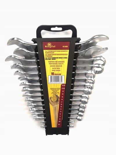 KINGTUL KT-5199 - Ringsleutelset - CrV Staal - 16-delig