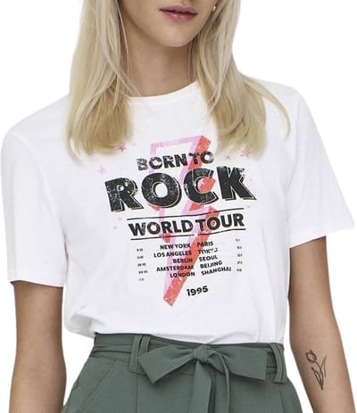 Only Lucia T-shirt Vrouwen - Maat XS