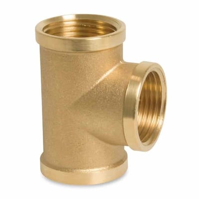 Messing T-stuk 1/2 inch binnendraad - Kwaliteit fitting