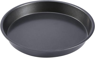 Ronde Pizzapan - Taartvorm Bakplaat - Brood Cake Bakken - Antiaanbaklaag - 23 cm - Zwart