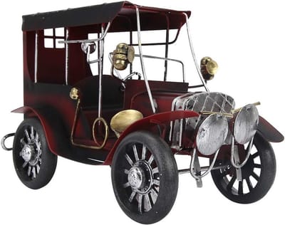 Vintage Miniatuur Auto Model, Klassiek Voertuig voor Thuisdecoratie en Verzamelobjecten